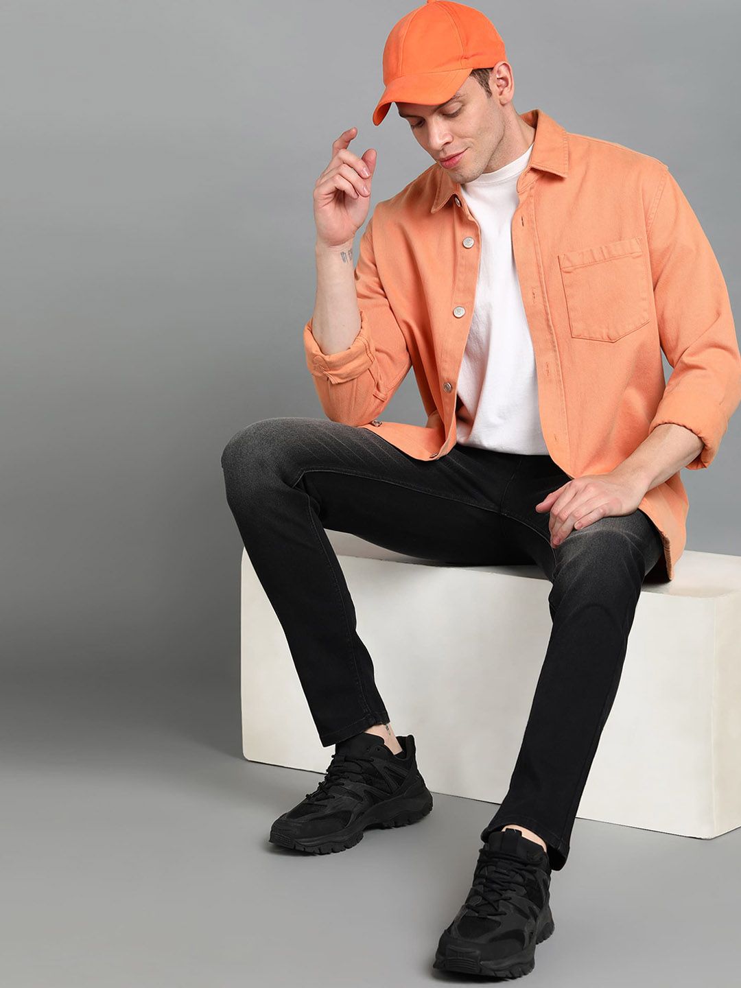 Urbano Fashion Men Slim Fit Light Fade Stretchable Jeans