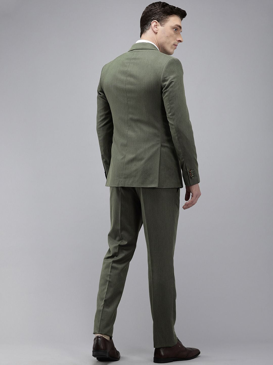 Park Avenue Super Slim Fit Notched Lapel Collar 3 Piece Party Suit