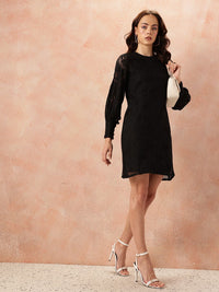 all about you Self Design Sheath Dress