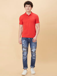 Menjadi T-Shirt Lengan Pendek Polo Manusia