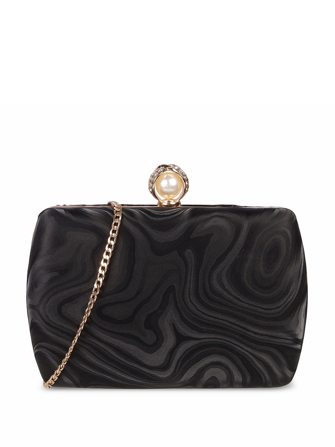 Mochi Printed Box Clutch