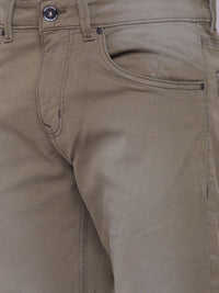 Being Human Men Olive Green Regular Fit Light Fade Jeans