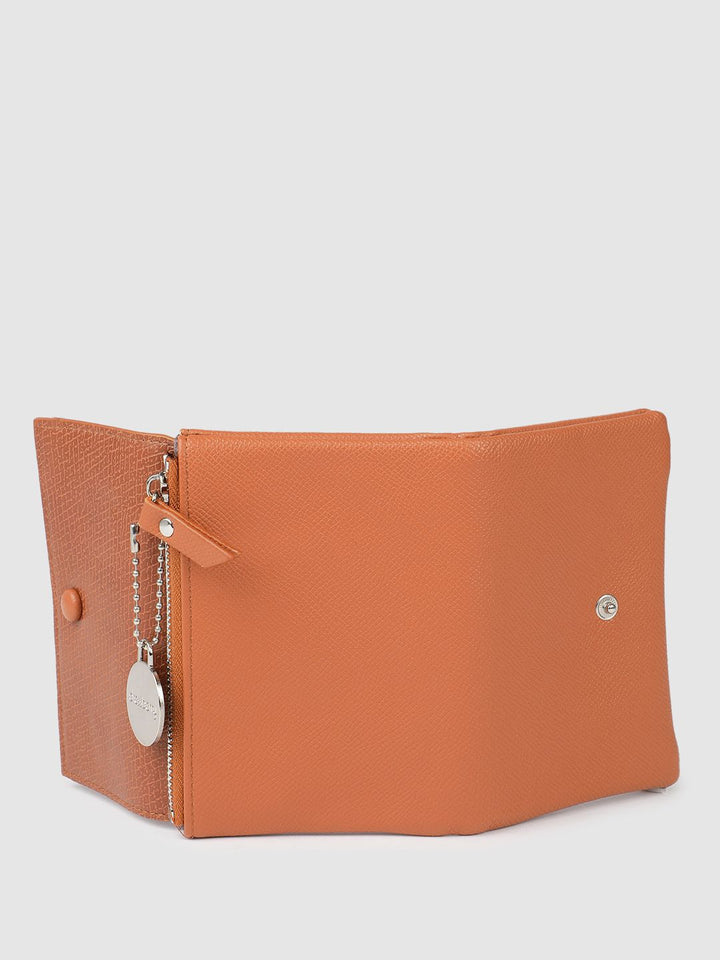 DressBerry Women Animal Textured Three Fold Wallet