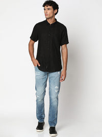 SPYKAR Men Slim Fit Low-Rise Mildly Distressed Heavy Fade Stretchable Jeans