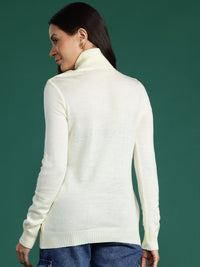 DressBerry Floral Printed Turtle Neck Pullover