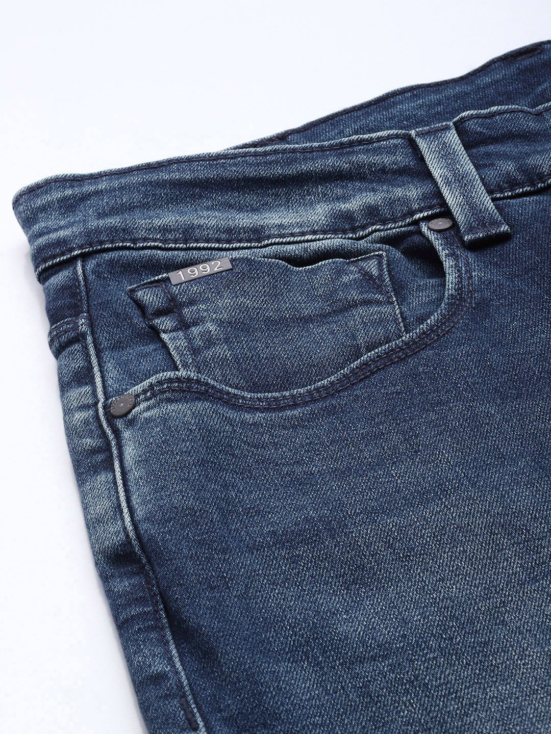 SPYKAR Men Rover Fit Light Fade Low Distress Light Fade Stretchable Jeans