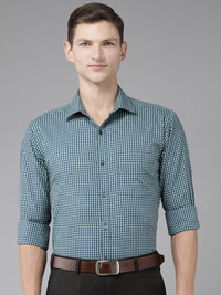 Park Avenue Slim Fit Checked Pure Cotton Formal Shirt