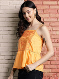 DressBerry Embroidered Strappy Top
