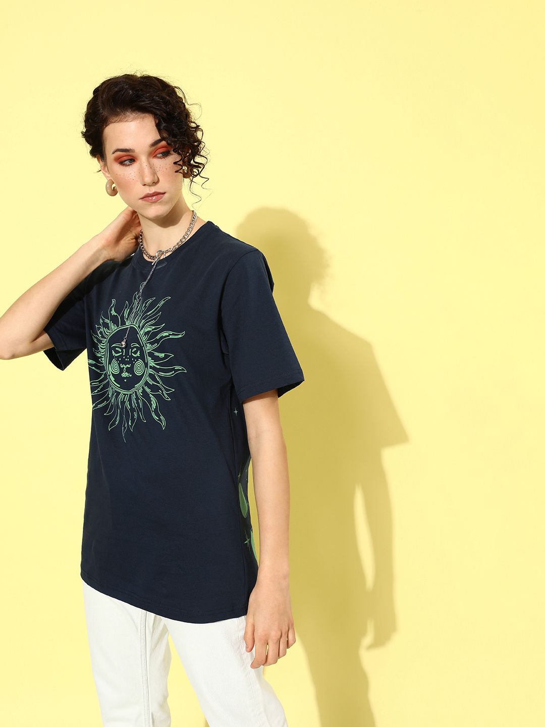 DILLINGER Pure Cotton Printed Oversized T-shirt