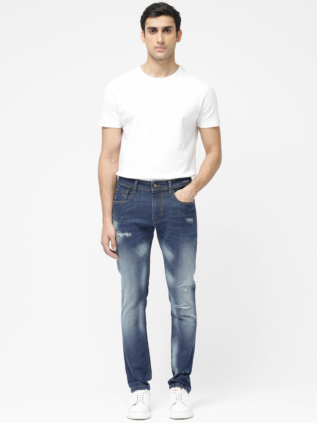 RARE RABBIT Men Xian Slim Fit Cotton Jeans