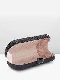 Lino Perros Women Embellished Box Clutch with Glittery Effect