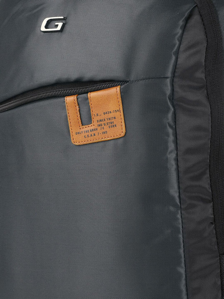 Gear Unisex Charcoal Grey Solid COMPACT BUSINESS LAPTOP Backpack