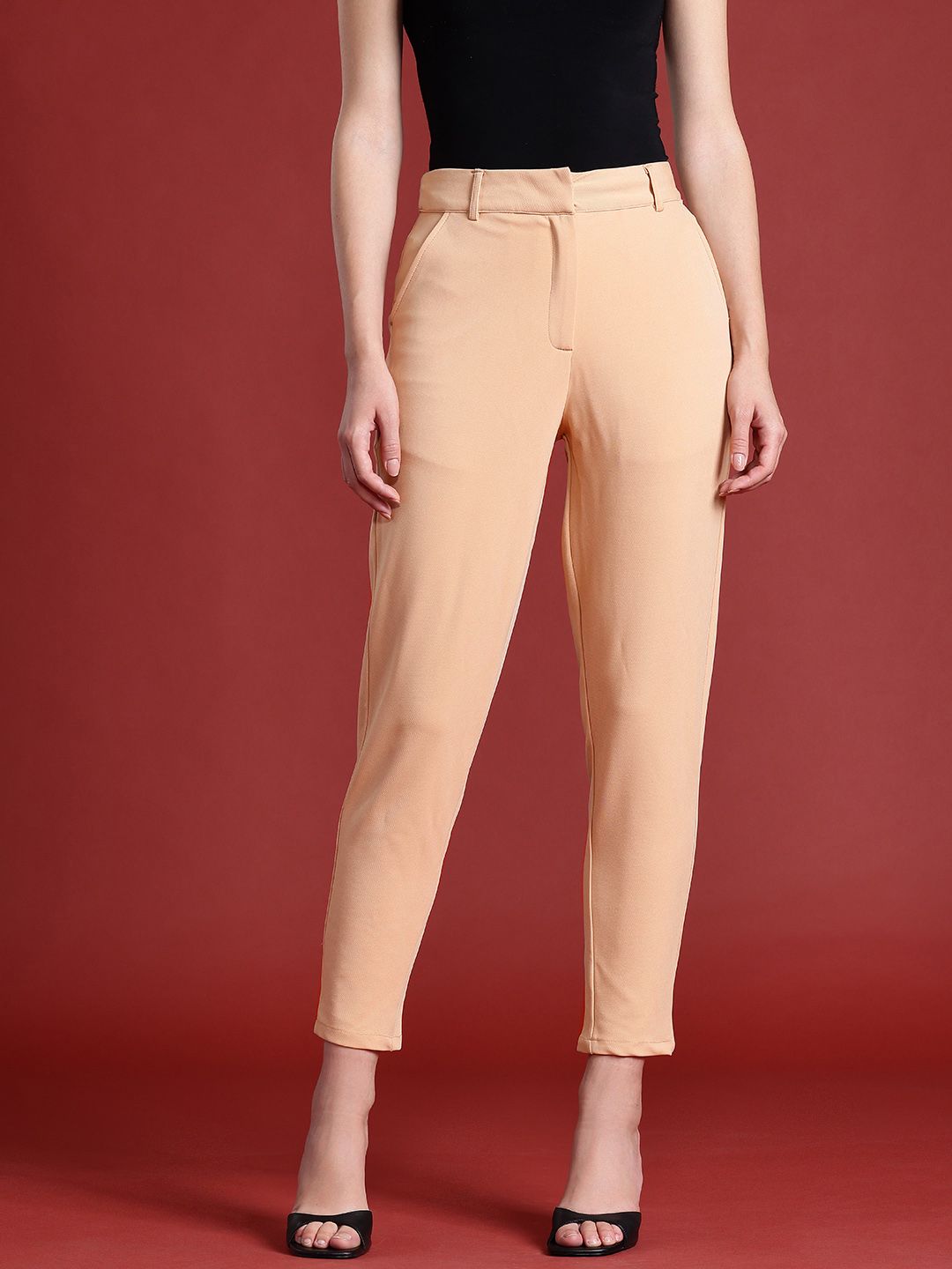 all about you Mid-Rise Flat-Front Chinos