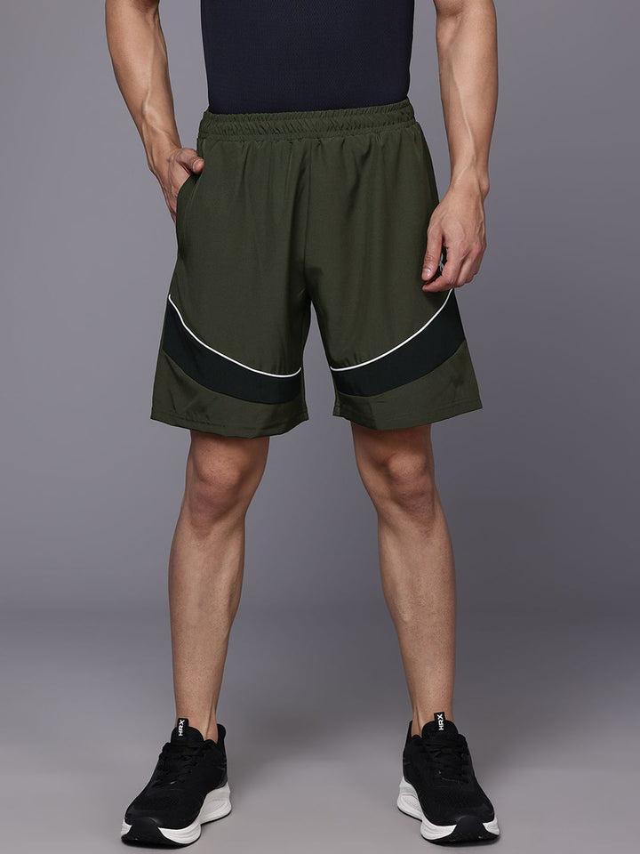 HRX by Hrithik Roshan Men Striped Detail Casual Shorts