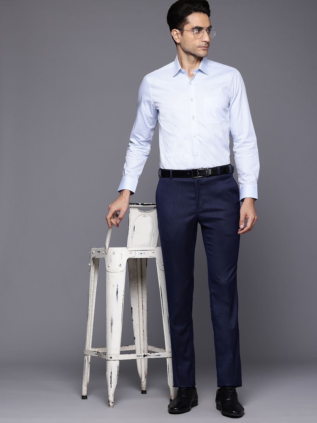 Raymond Men Slim Fit Formal Trousers
