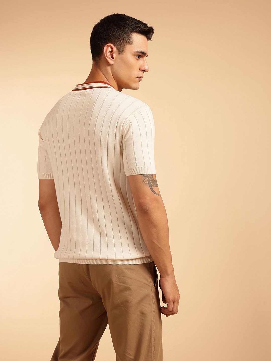 French Connection Men Polo Collar T-shirt
