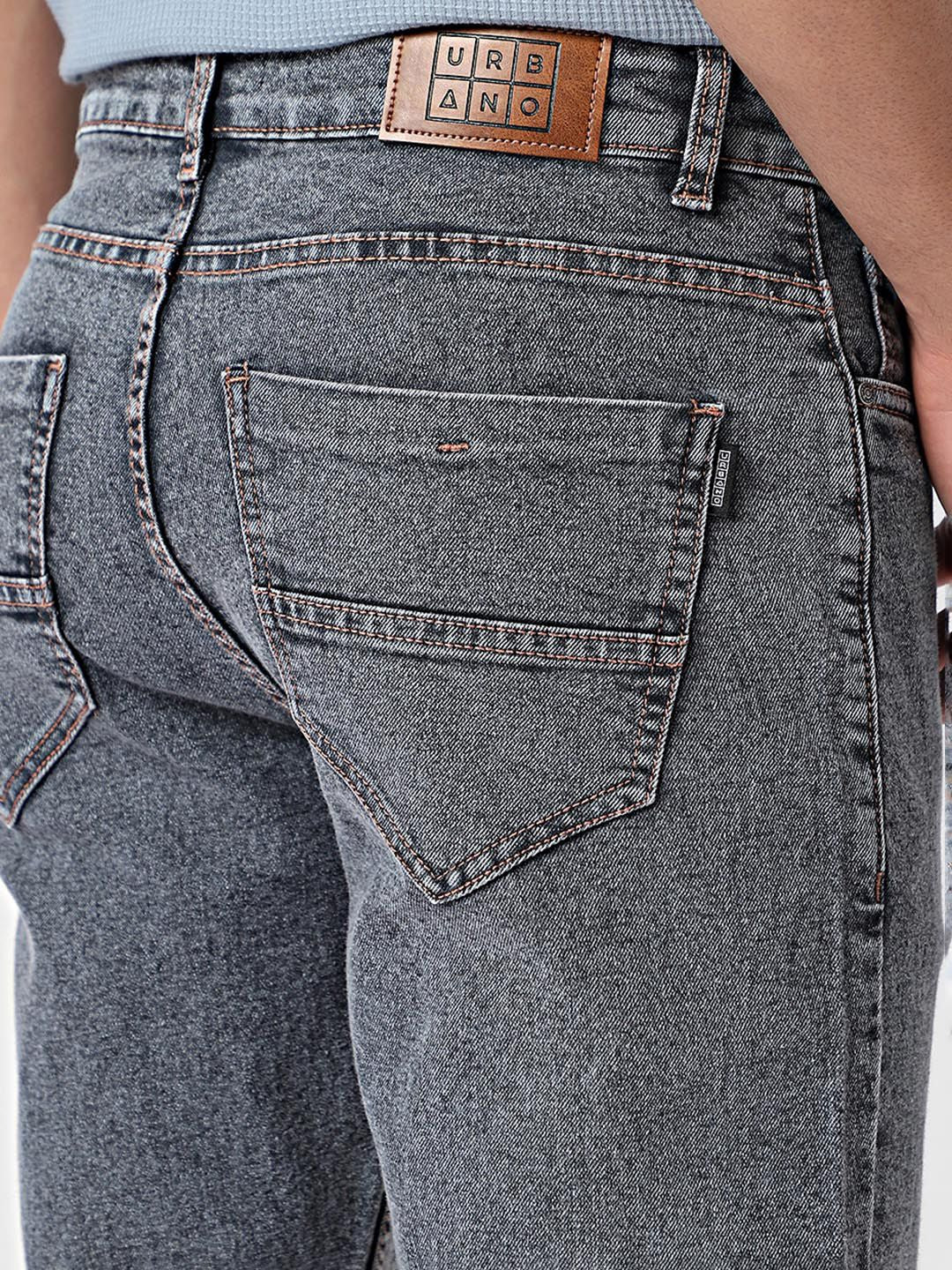 Urbano Fashion Men Regular Fit Washed Stretchable Jeans