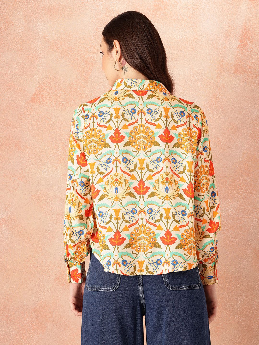all about you Floral Printed Relaxed Casual Shirt