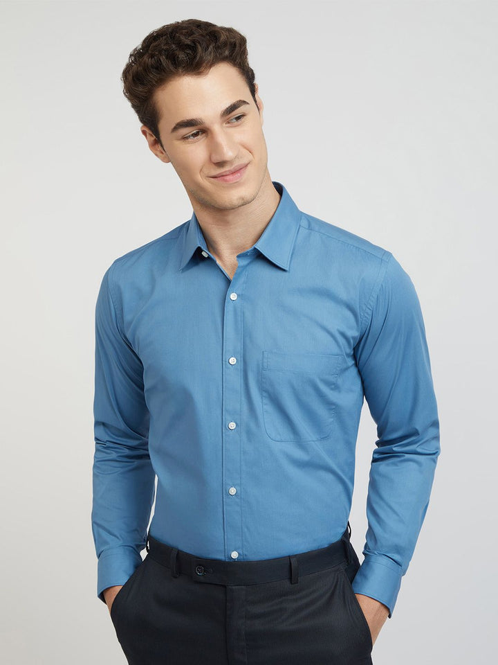 Raymond Pure Cotton Opaque Formal Shirt