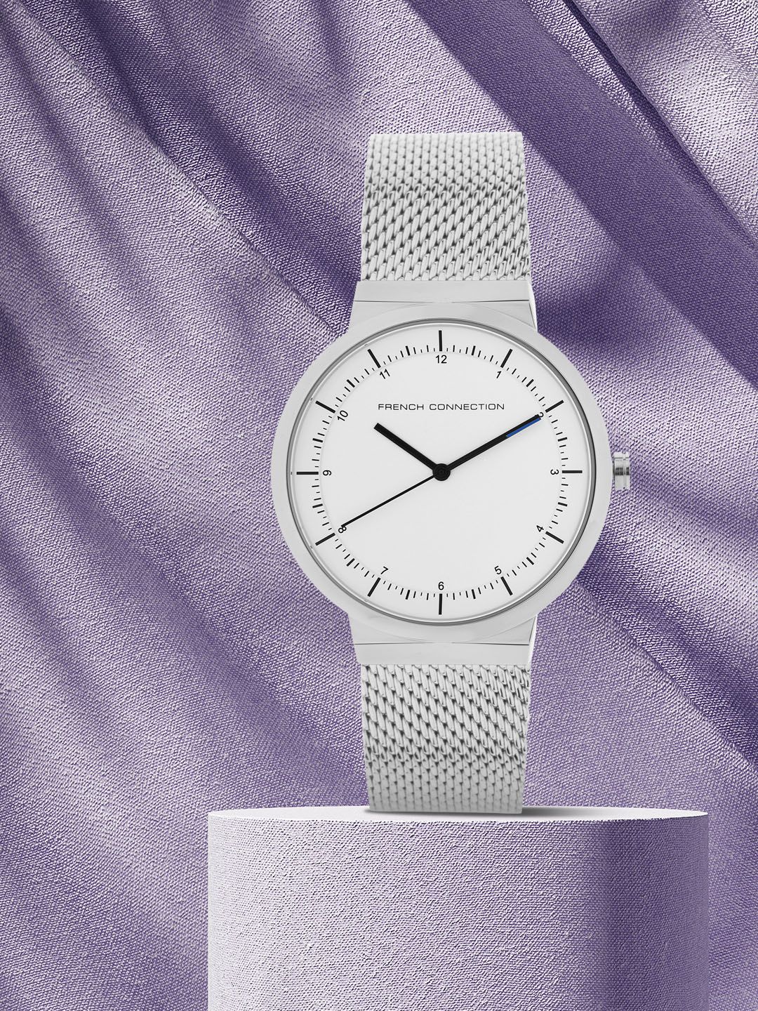 French Connection Men Silver-Toned Analogue Watch