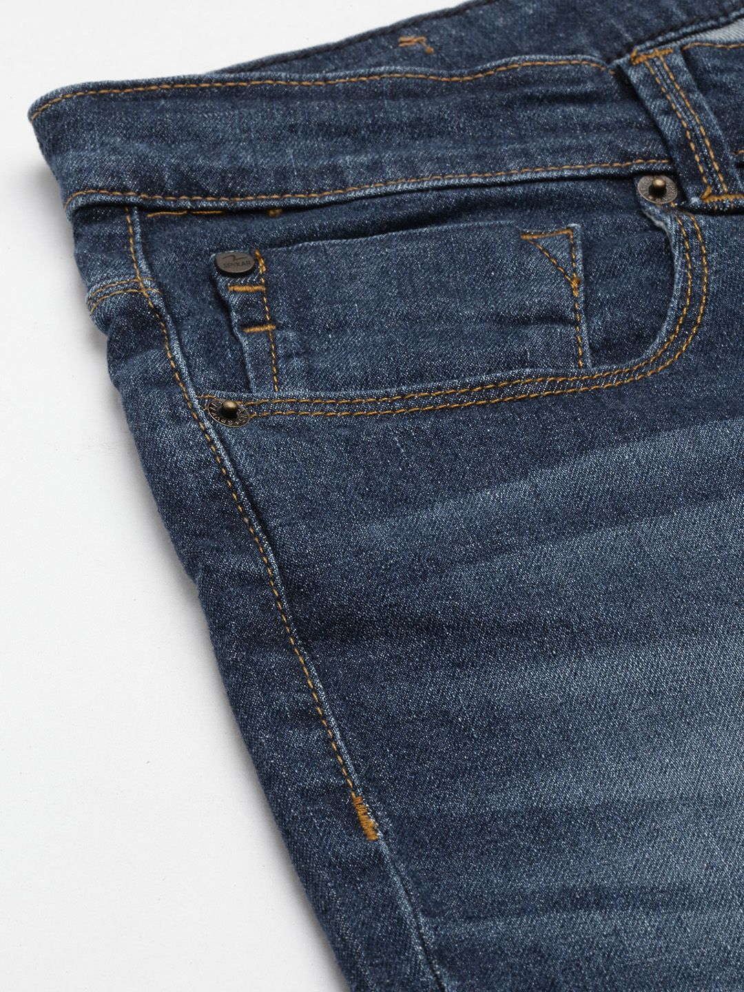 SPYKAR Men Mid Rise Heavy Fade Stretchable Jeans