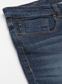 SPYKAR Men Mid Rise Heavy Fade Stretchable Jeans