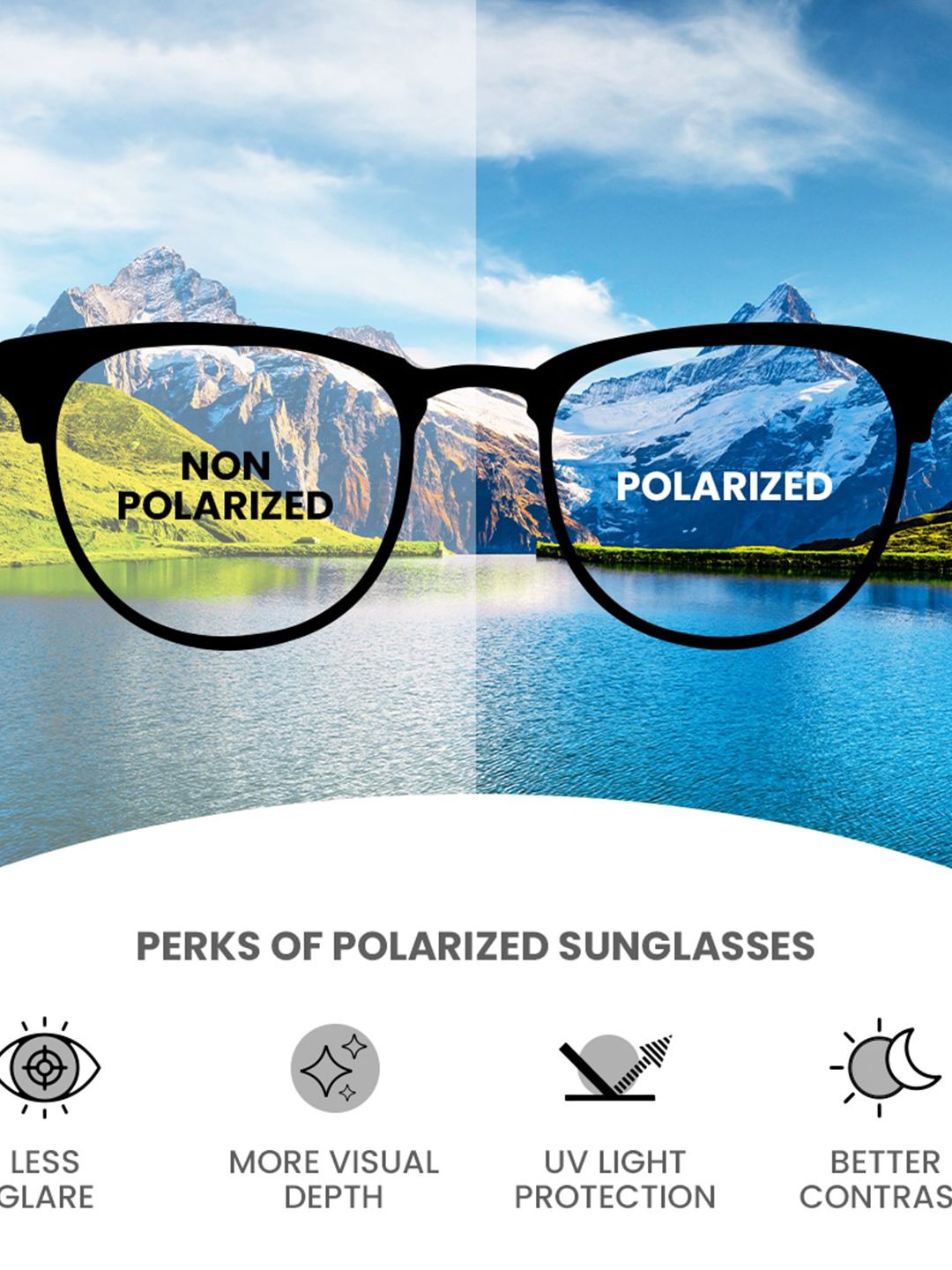 IDEE Women Square Sunglasses with UV Protected Lens IDS2826C1SG