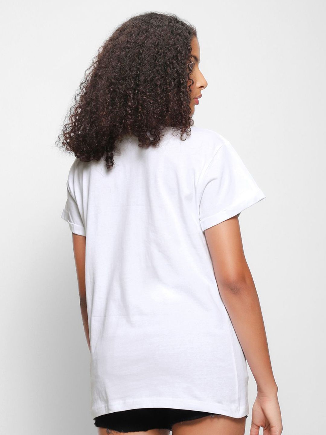 Bewakoof Typography Printed Round Neck Pure Cotton Relaxed Fit T-shirt