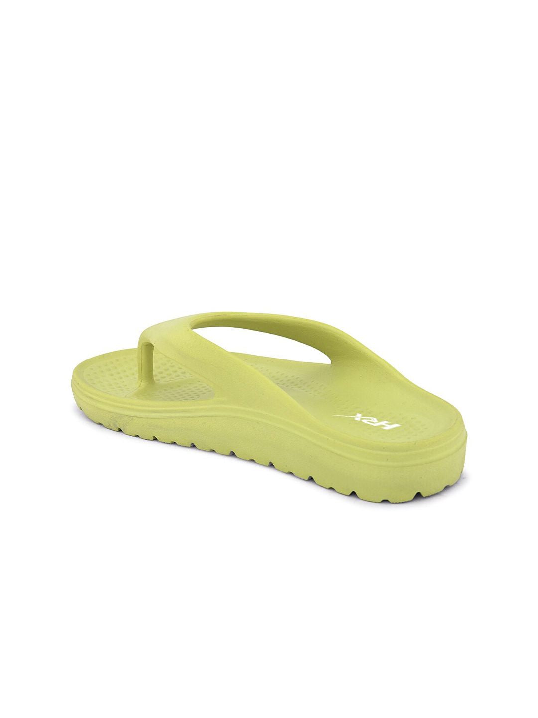 HRX by Hrithik Roshan Women Lime Green Rubber Thong Flip-Flops