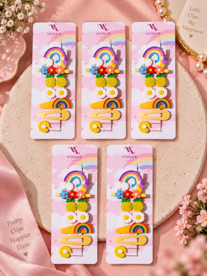 VOGUE PANASH Set Wanita 5 Set Aksesori Rambut Berhias