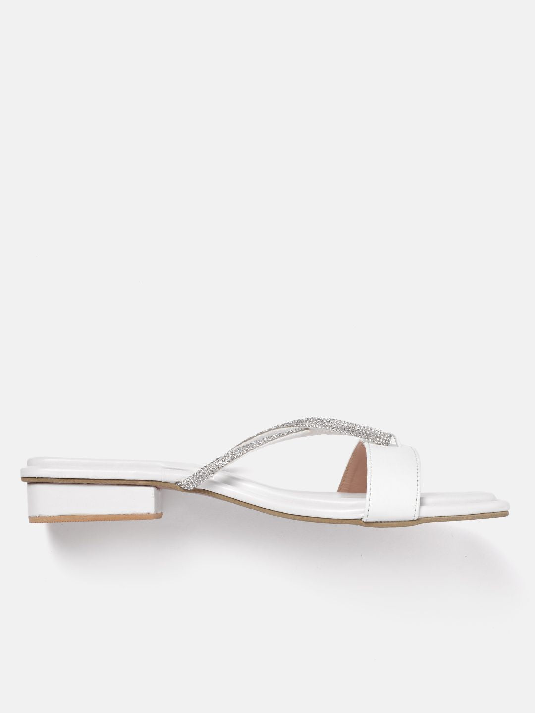 Lino Perros Embellished Open Toe Flats