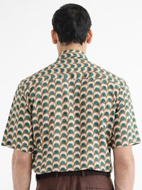 RARE RABBIT Men Printed Tokai Regular Fit Opaque Shirt