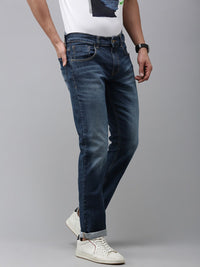 SPYKAR Men Mid Rise Heavy Fade Stretchable Jeans