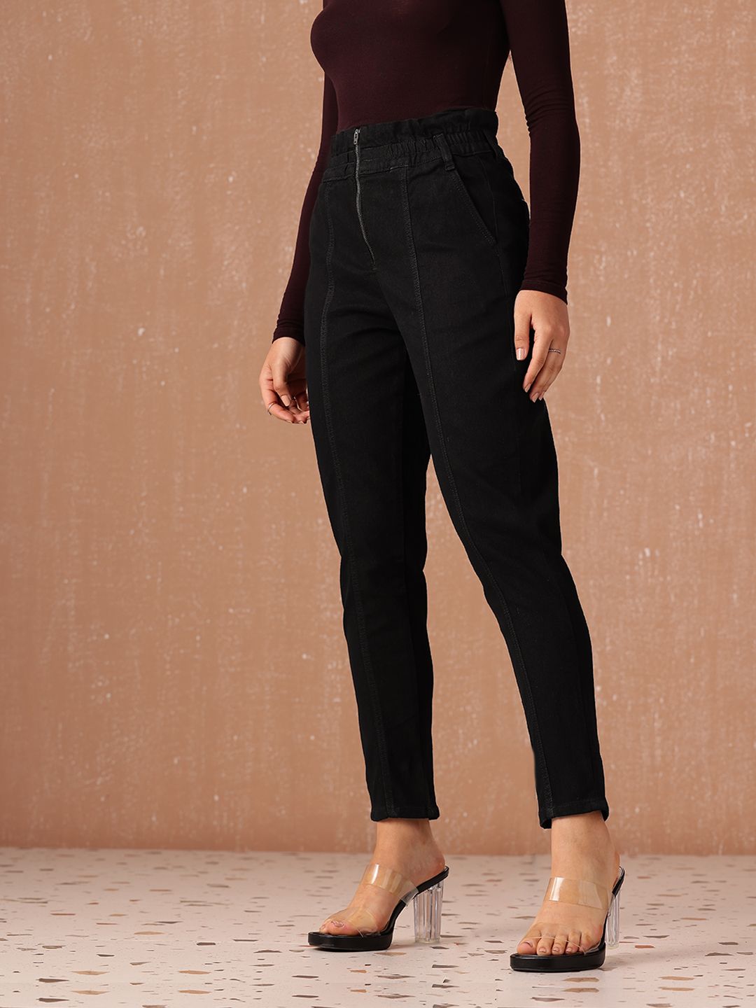 all about you Women Mom Fit High-Rise Stretchable Jeans