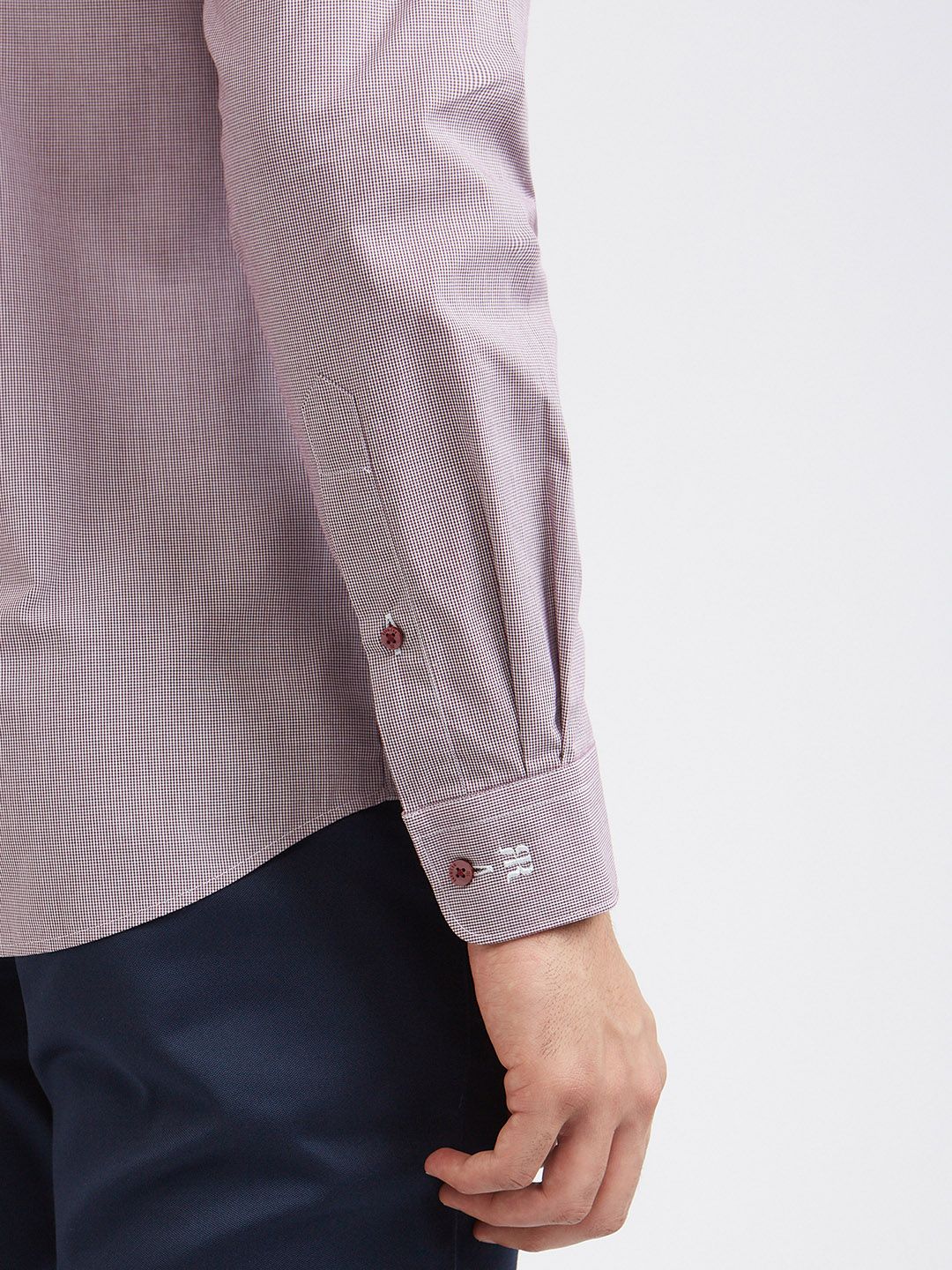 Raymond Textured Pure Cotton Slim Fit Formal Shirt