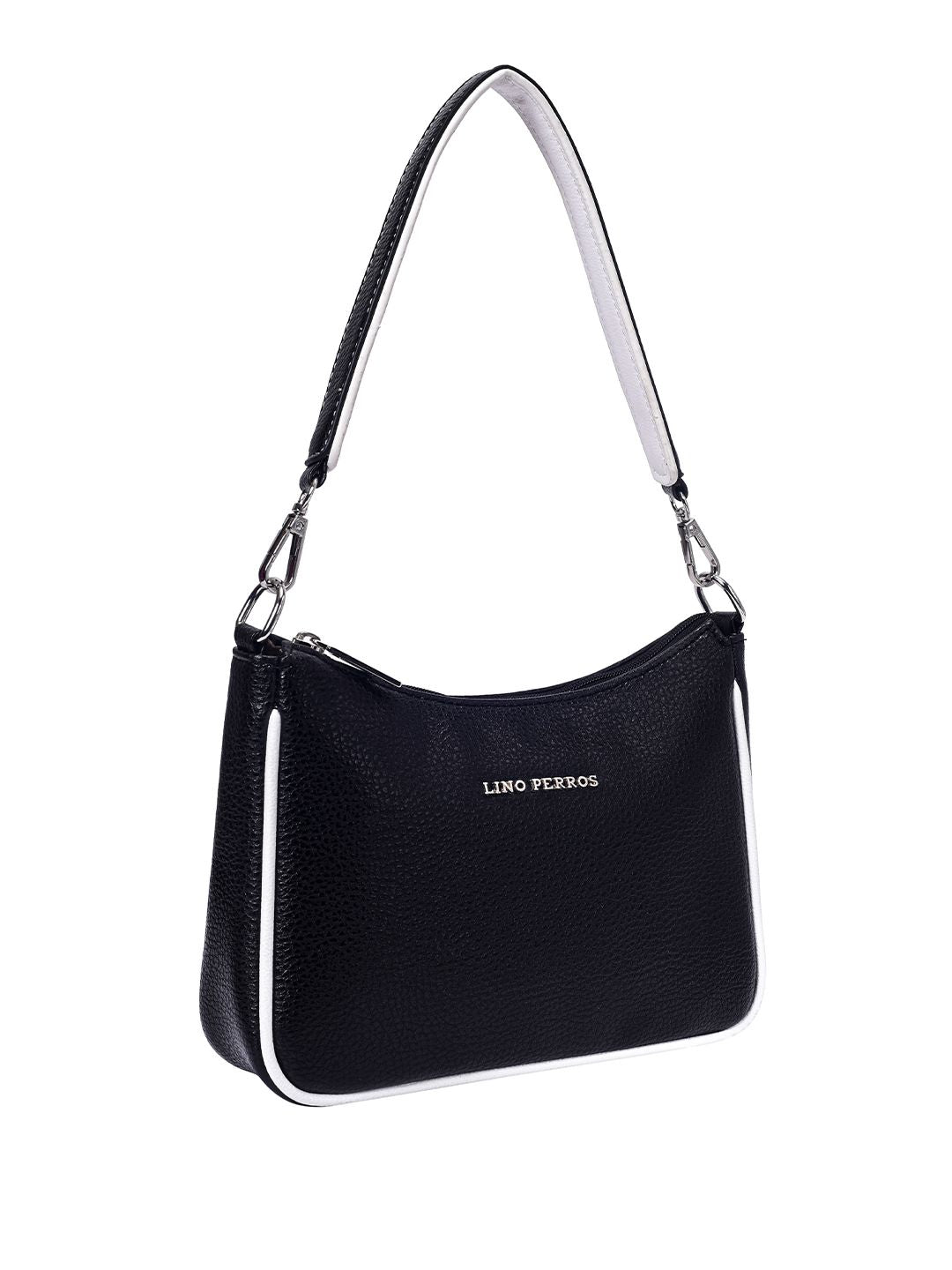 Lino Perros Textured Structured Shoulder Bag