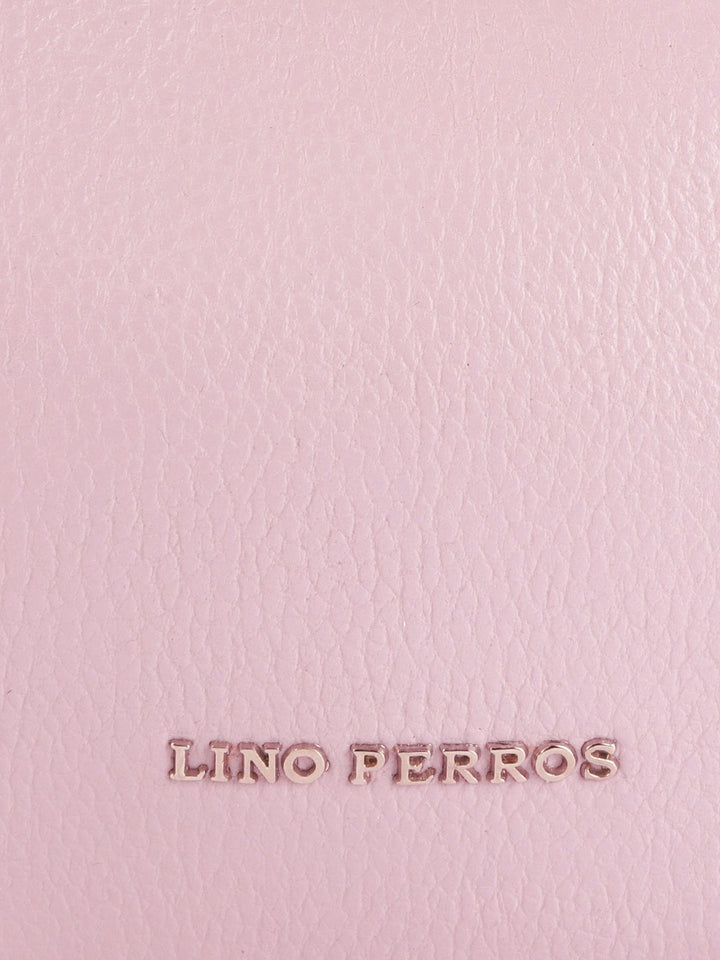 Lino Perros Women Lavender Solid Structured Baguette Bag