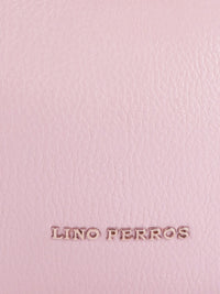 Lino Perros Women Lavender Solid Structured Baguette Bag