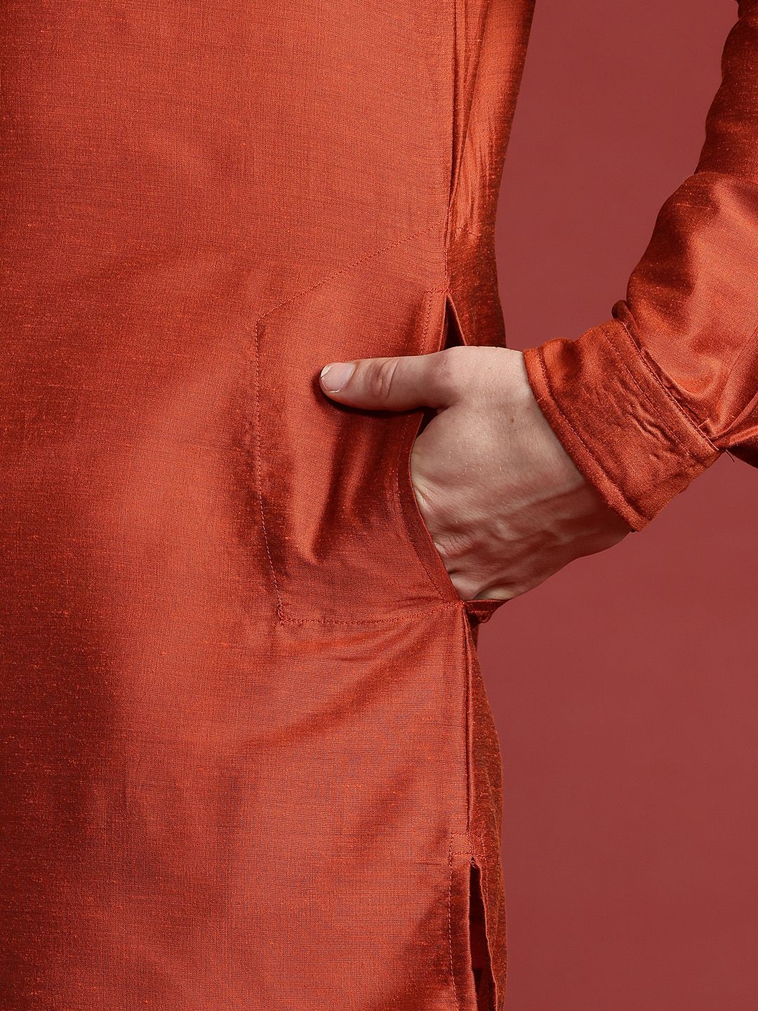 Anouk Shoulder Tabs Asymmetric Kurta