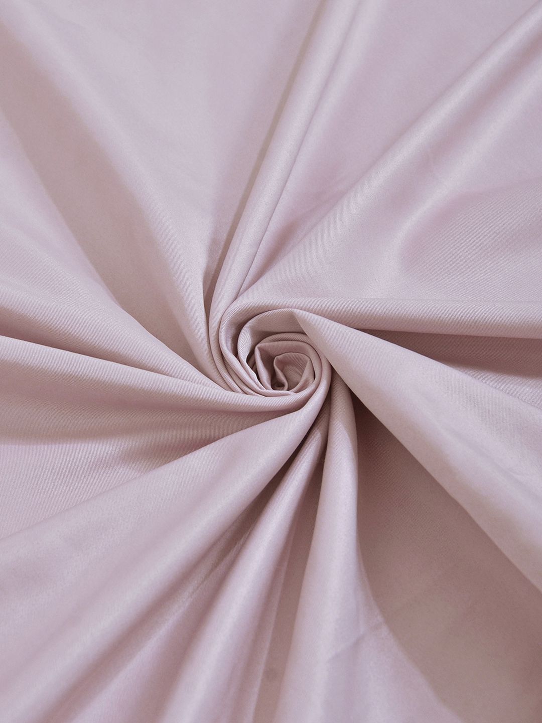 KLOTTHE Pink Solid Flat 400 TC Satin Katil King Dengan 2 Sarung Bantal & 2 Sarung Kusyen