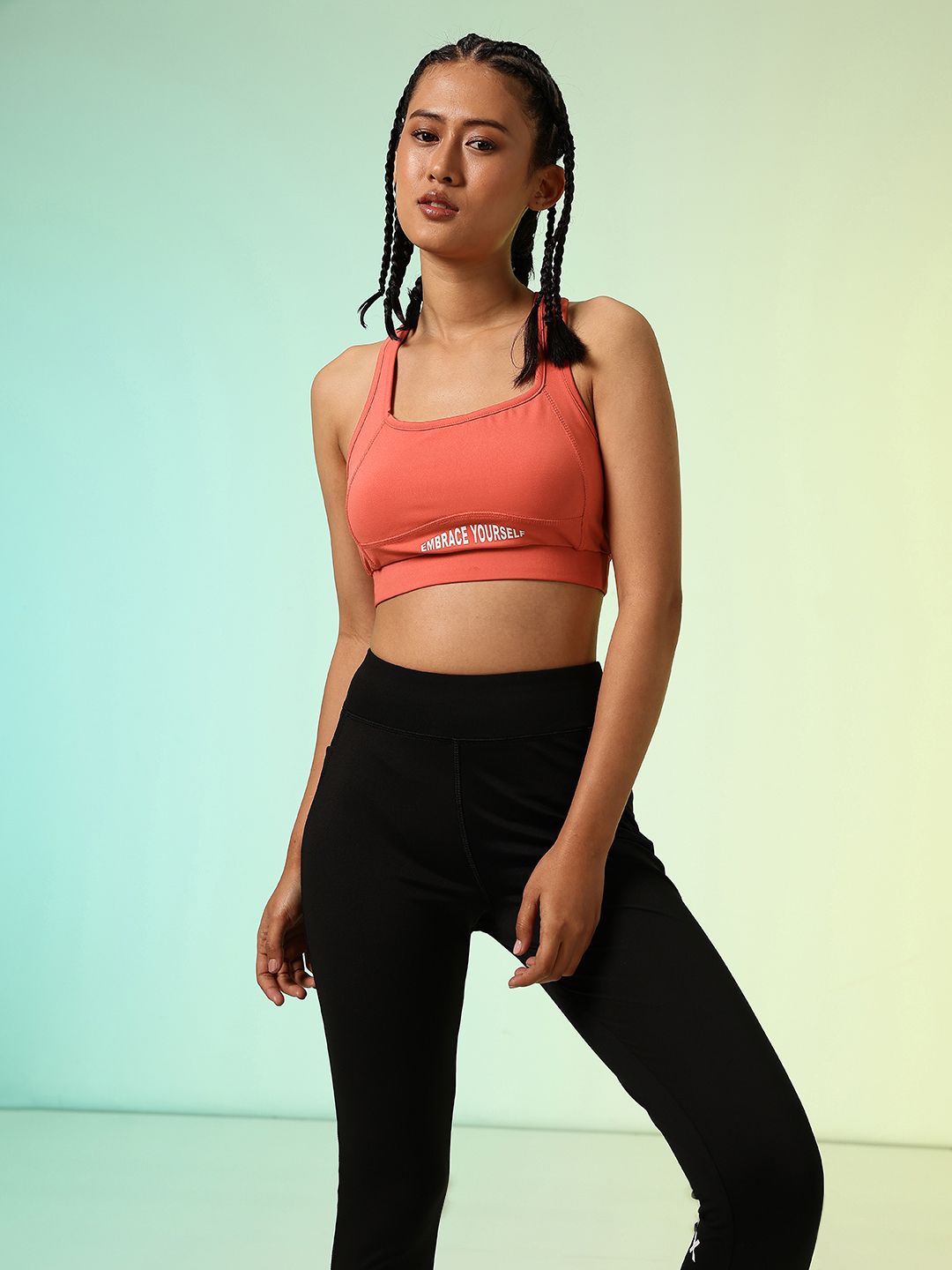 HRX by Hrithik Roshan Full Coverage Lightly Padded Rapid-Dry Training or Gym Workout Bra