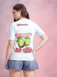 DressBerry Graphic Printed Pure Cotton T-shirt