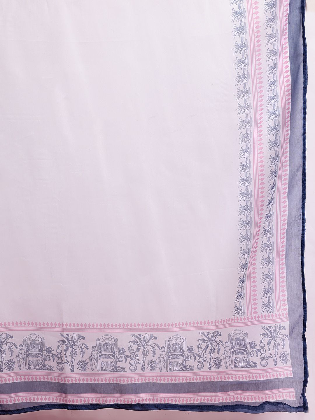 Anouk Floral Printed Kurta with Trousers & With Dupatta