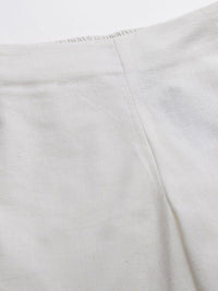 W Women White Slim Fit Trousers