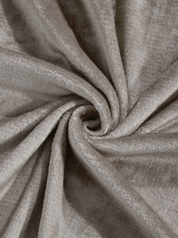 KLOTTHE Brown Woollen 300TC Single Bedsheet With Pillow Cover