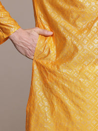 House of Pataudi Geometric Printed Jashn Kurta