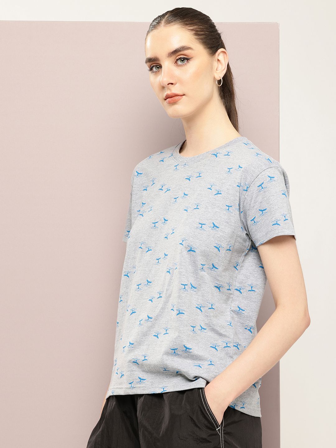 DILLINGER Printed Boxy Pure Super Combed Cotton T-shirt