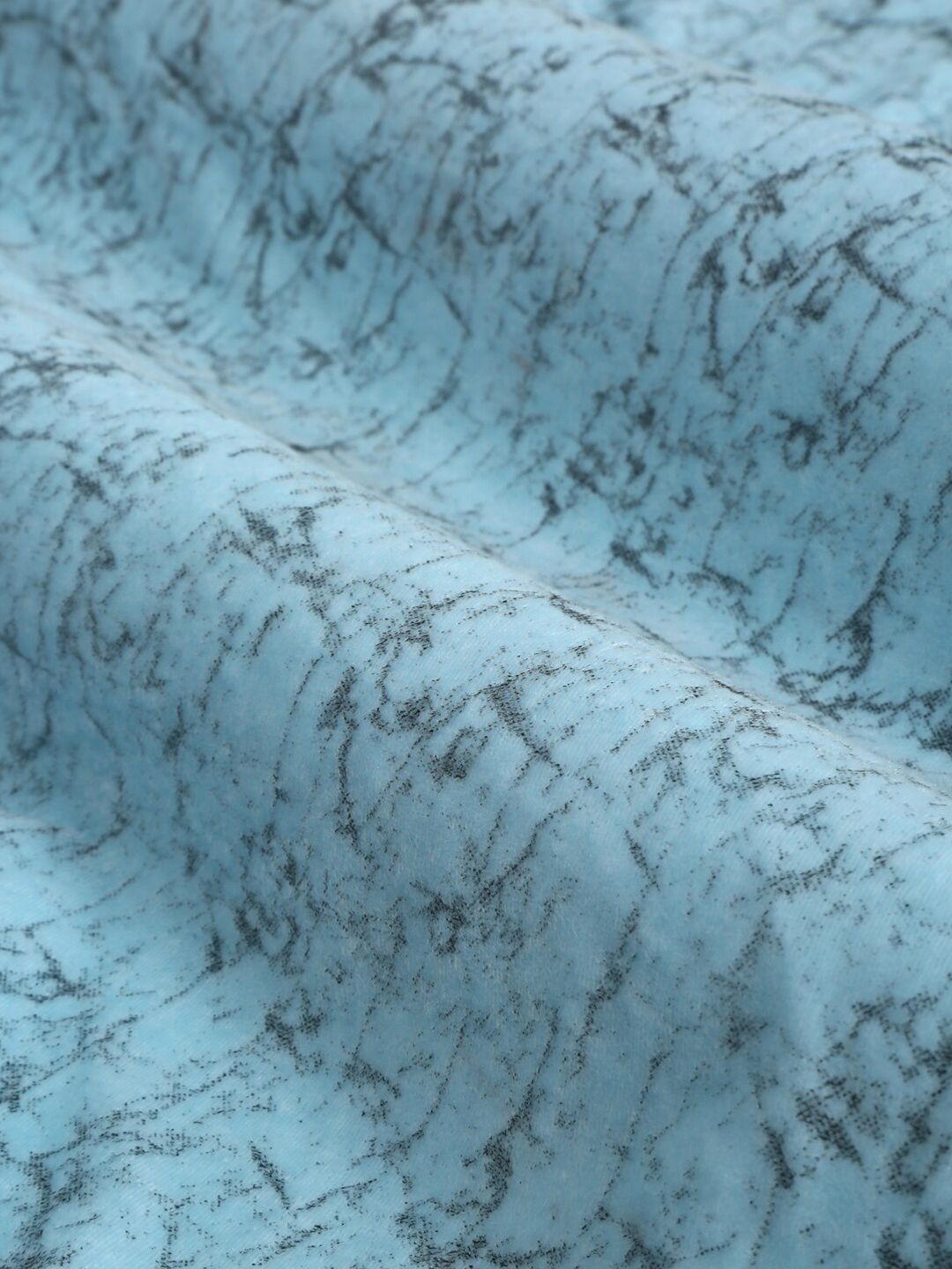 Cortina Turquoise Blue Set of 2 Room Darkening Velvet Door Curtain