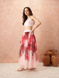 all about you Printed Ready to Wear Lehenga Set With Dupatta