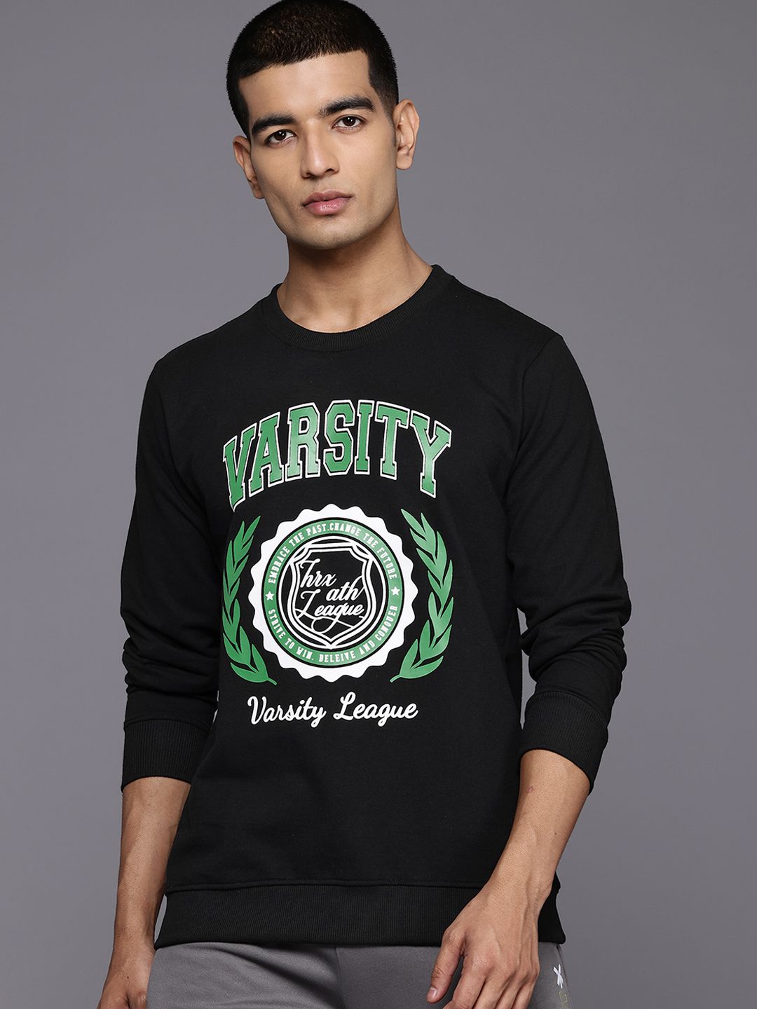 HRX by Hrithik Roshan Printed Pullover Sweatshirt